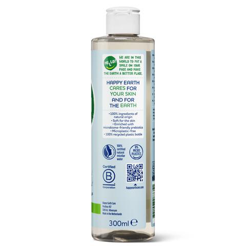 Happy Earth 100% Natuurlijke Face Care Micellair Water 3-In-1 300 Ml