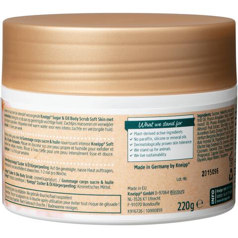 Kneipp Soft Skin Sugar & Oil Bodyscrub 220 GR