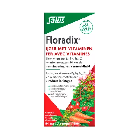Salus Floradix IJzer Tabletten 84 stuks