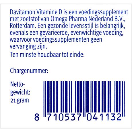 Davitamon Kind Vitamine D Smelttabletten Citroen