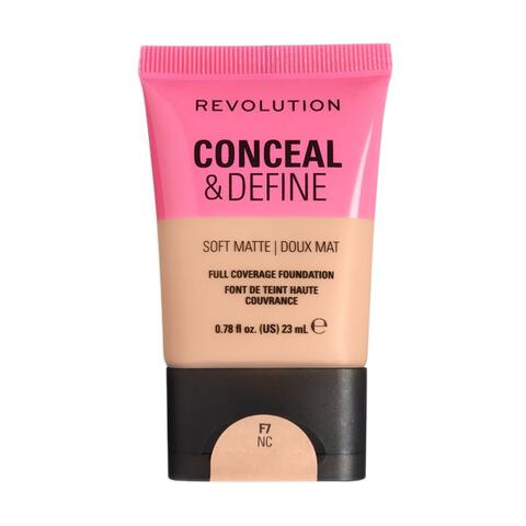 Revolution Conceal & Define Foundation F7Nc