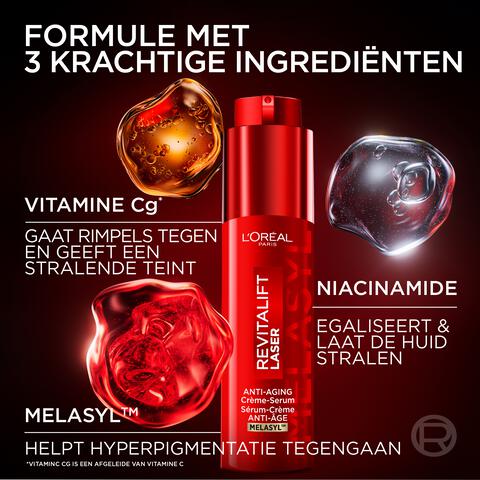 L'Oréal Paris Revitalift Laser Triple Laser Anti-Aging Crème-Serum 50 ML