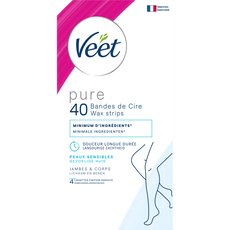 Veet Minima Ontharingsstrips Benen & Lichaam Hypoallergeen 40 stuks
