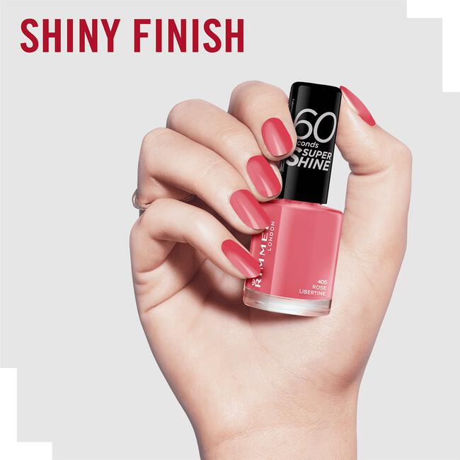 Rimmel London 60 Seconds Super Shine Nagellak 405 Rose Libertine