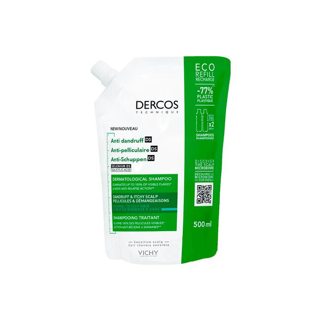 Vichy Dercos Anti-Roos Shampoo Navulling 500 ML