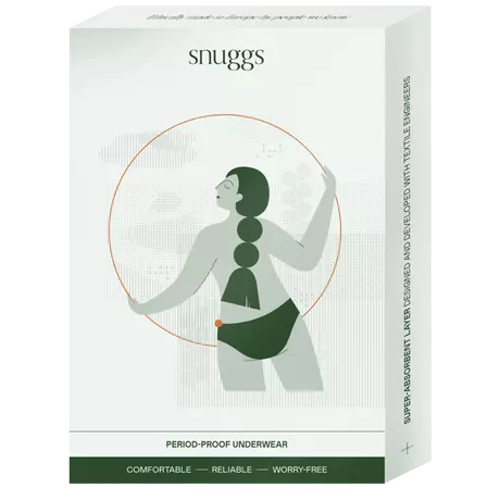 Snuggs Active Highrise Light Menstruatie Ondergoed Maat M 