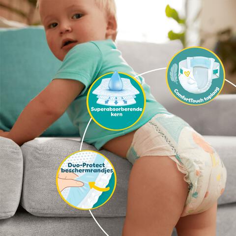Pampers Baby Dry XXL Pack Luiers Maat 8 17+ KG 78 Stuks