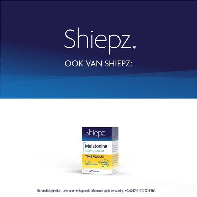 Shiepz Melatonine Original 0,1 mg 500 tabletten