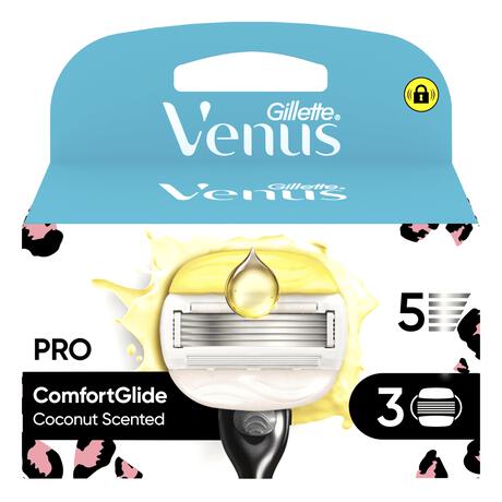 Gillette Venus Comfortglide Luipaard Navulmesjes - 3 Stuks