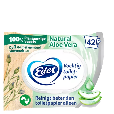 Edet Aloë Vera Vochting Toiletpapier 42 stuks