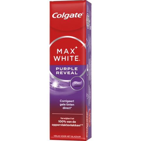 Colgate Max White Purple Reveal Tandpasta - 75 ML