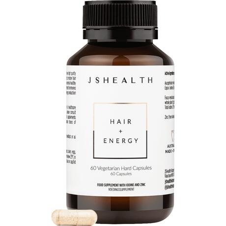 JSHealth Hair + Energy Capsules 60 stuks