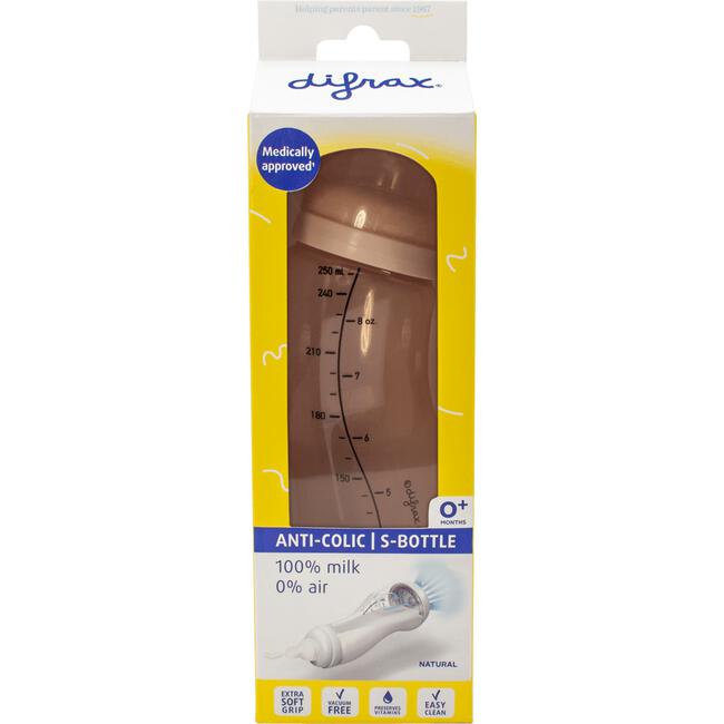 Difrax Anti-Koliek S-Fles Lichtroze 250 ML
