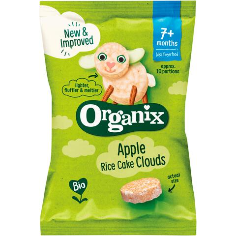Organix Bio Luchtige Rijstwafeltjes Appel