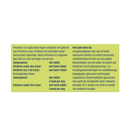 Primatour Tabletten 10 stuks
