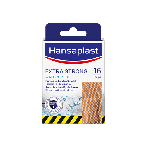 Hansaplast Extra Strong Waterproof Pleisters 16 stuks