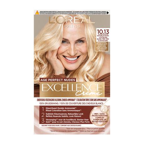 L'Oréal Paris Excellence Crème Age Perfect Nudes 10.13 Extra Lichtblond
