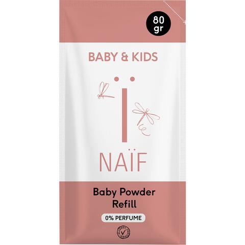 Naïf Baby & Kids Babypoeder Navulverpakking 80 gram