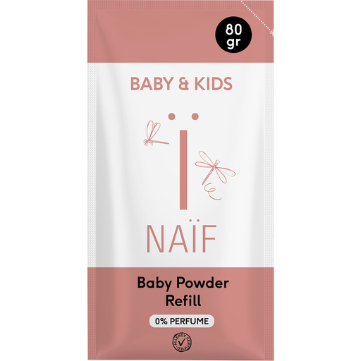Naïf Baby & Kids Babypoeder Navulverpakking 80 gram
