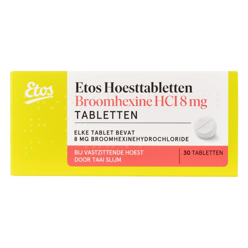 Etos Broomhexine 8 MG Tabletten 30 stuks