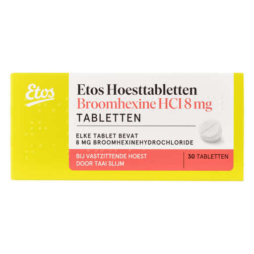 Etos Broomhexine 8 MG Tabletten 30 stuks