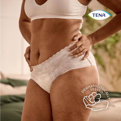 TENA Silhouette Plus Wegwerp Broekjes  Wit Low Waist  L 10 stuks