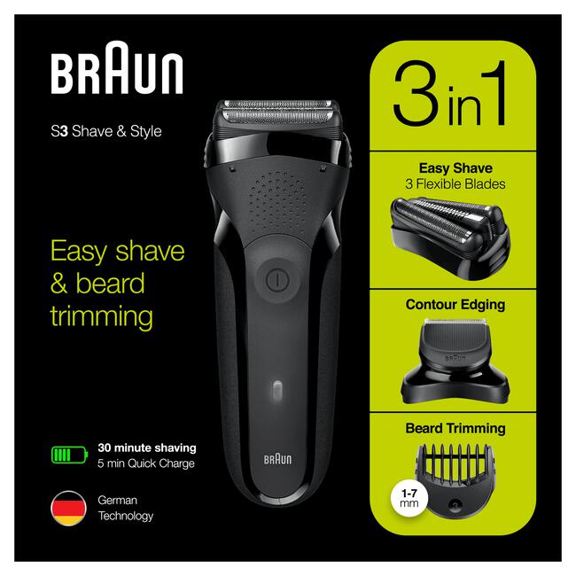 Braun Series 3 Shave&Style Scheerapparaat 1 EA