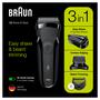 Braun Elektrisch Scheerapparaat Series 3 Shave & Style 300BT