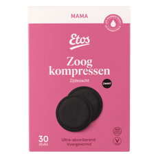 Etos Zoogcompressen Zwart 30 stuks