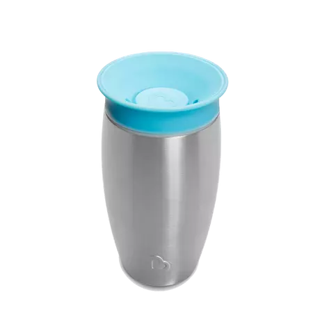 Munckin Drinkbeker Miracle Sippy Cup Roestvrij Staal Blauw 296 ML