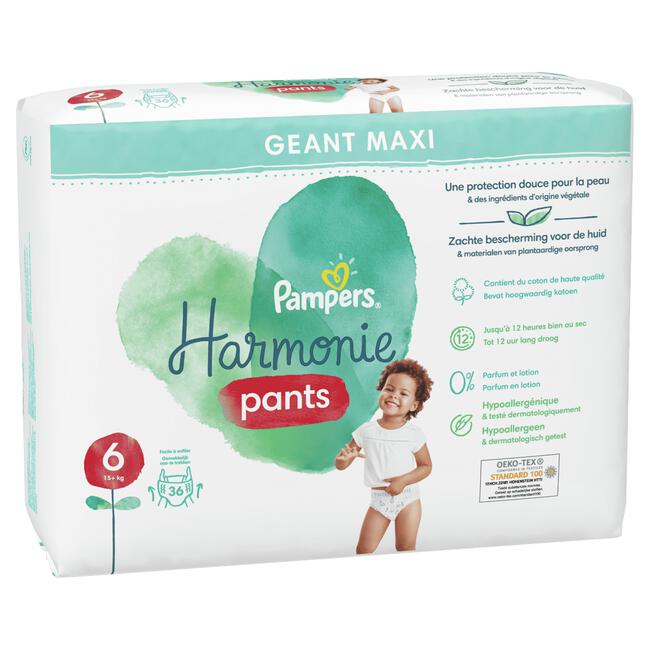 Pampers Harmonie Luierbroekjes Maat 6 36 Luiers 15KG+