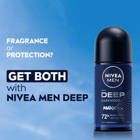 NIVEA MEN Deep Dark Wood Deodorant Roller 50 ML