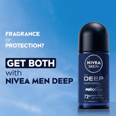 NIVEA MEN Deep Dark Wood Deodorant Roller 50 ML