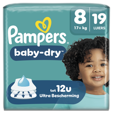 Pampers Baby Dry Luiers Maat 8 17+ KG 19 stuks