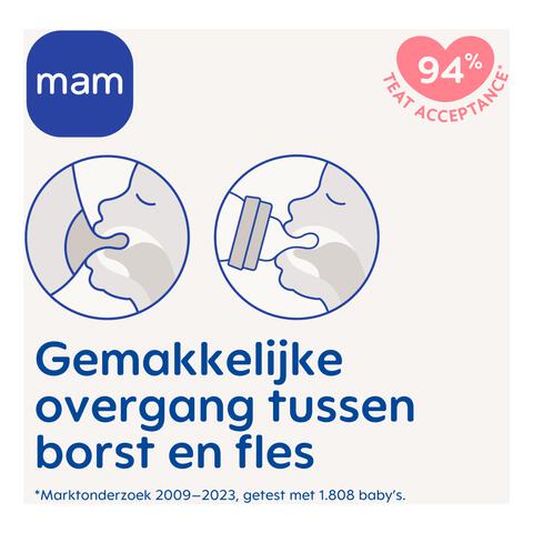 MAM Baby Easy Start Anti-Collic Babyfles Lila 260 ML