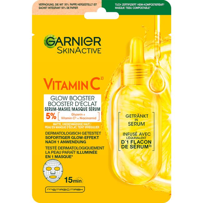 Garnier SkinActive Sheet Masker Vitamine C* 1 Stuk