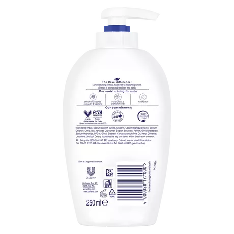 Dove Deeply Nourishing Handzeep 250 ML