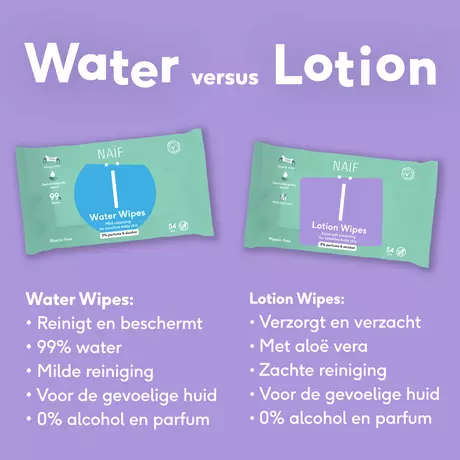 Naïf Plasticvrije Lotion Billendoekjes 24x54 stuks
