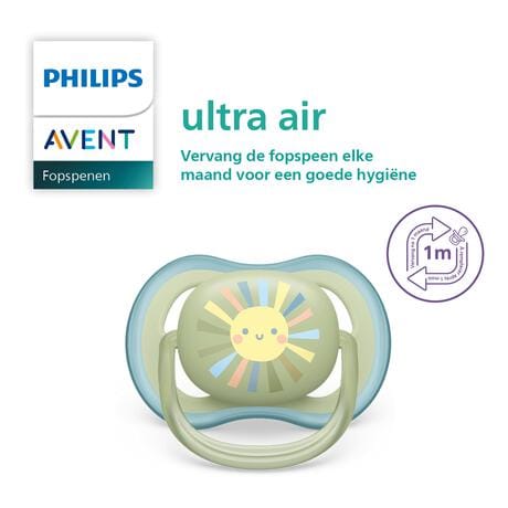 Philips Avent Fopspeen Ultra Air Day 0-6M Double Pack - SCF087/02
