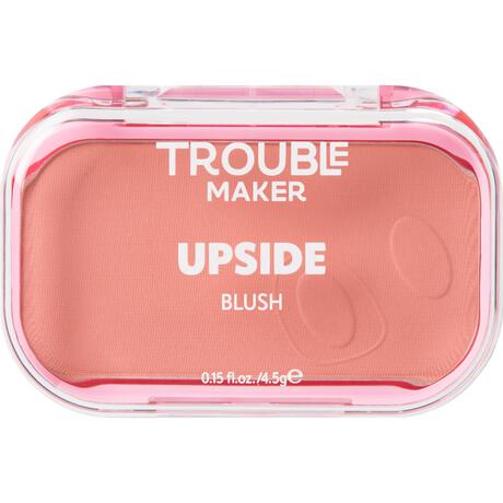 Trouble Maker Upside Powder Blush Glass Half Full