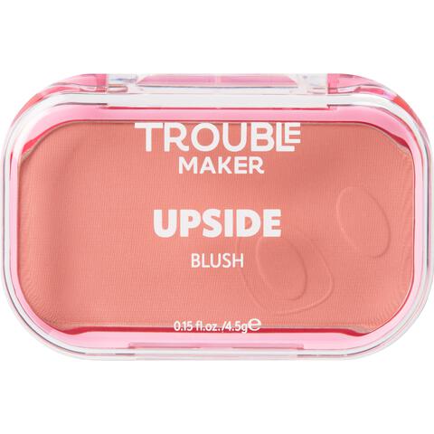 Trouble Maker Upside Powder Blush Glass Half Full