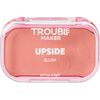 Trouble Maker Upside Powder Blush Glass Half Full