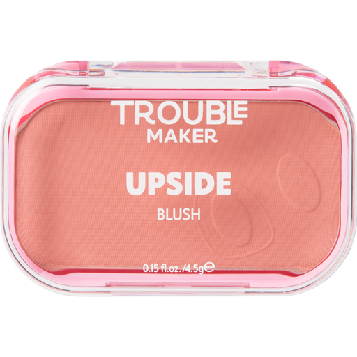 Trouble Maker Upside Powder Blush Glass Half Full