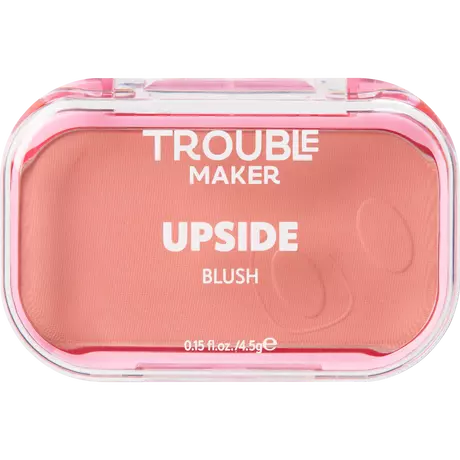 Trouble Maker Upside Powder Blush Glass Half Full
