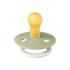 BIBS Glow in the dark Fopspeen Two Pack Natuurlijk Rubber Sage/Vanilla Maat 1