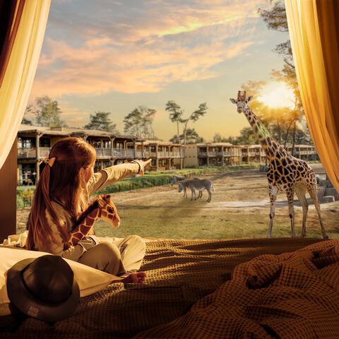 Safari Hotel Beekse Bergen. 1 nacht, 2 personen, periode 1