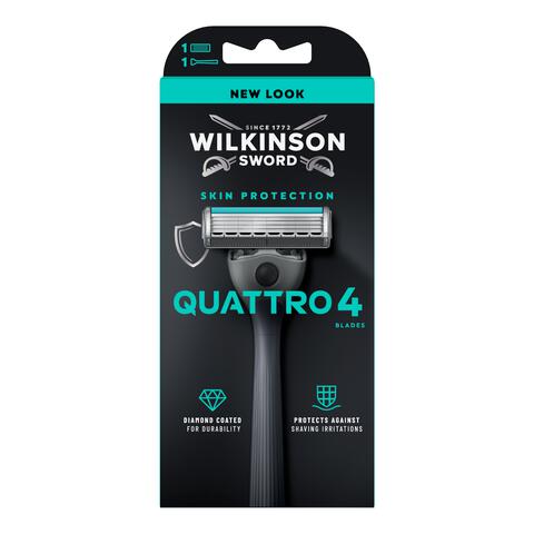 Wilkinson Sword Quattro Essential Sensitive Razor 1up