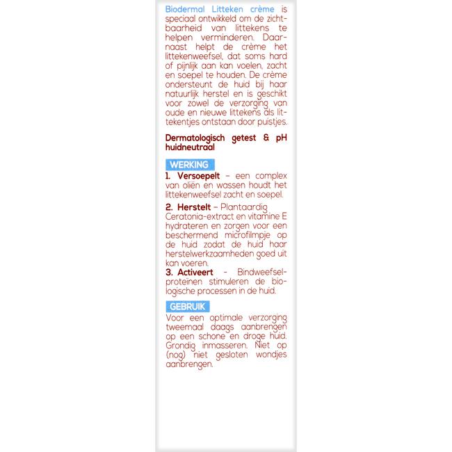 Biodermal Litteken Crème 25 ML