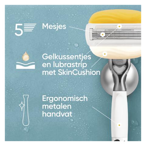 Gillette Venus Comfortglide Luipaard Navulmesjes - 3 Stuks
