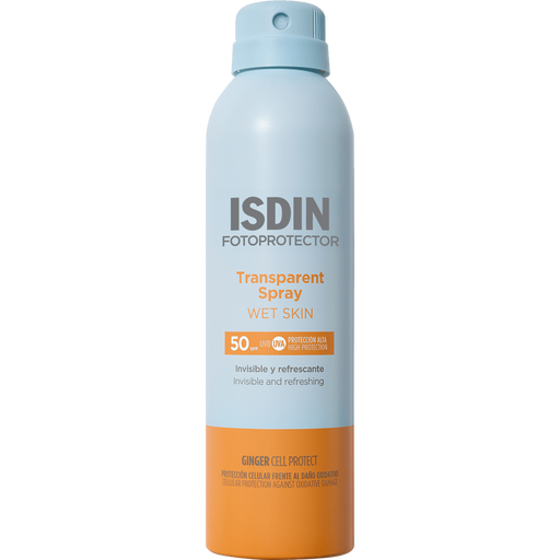 ISDIN Transparent Zonnebrand Spray Wet Skin SPF50 250 ML